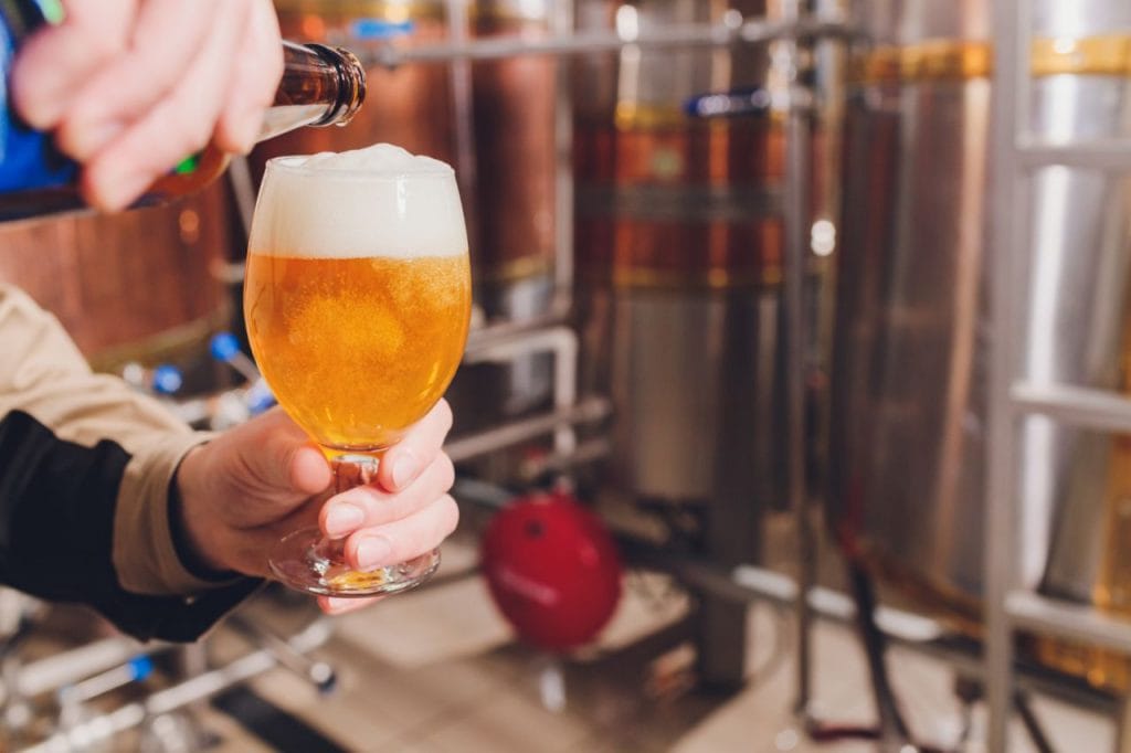 mature man examining quality craft beer brewery inspector working alcohol manufacturing factory checking beer man distillery checking quality control draught beer 1024x682